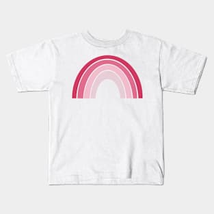 Pink rainbow Kids T-Shirt